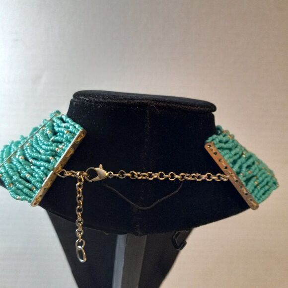 Turquoise Bib Necklace - Picture 2 of 7